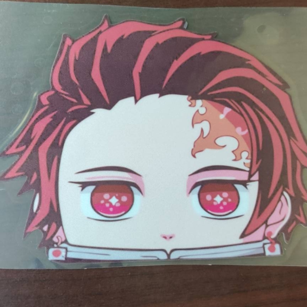 Tanjiro Demon Slayer Car Sticker Anime